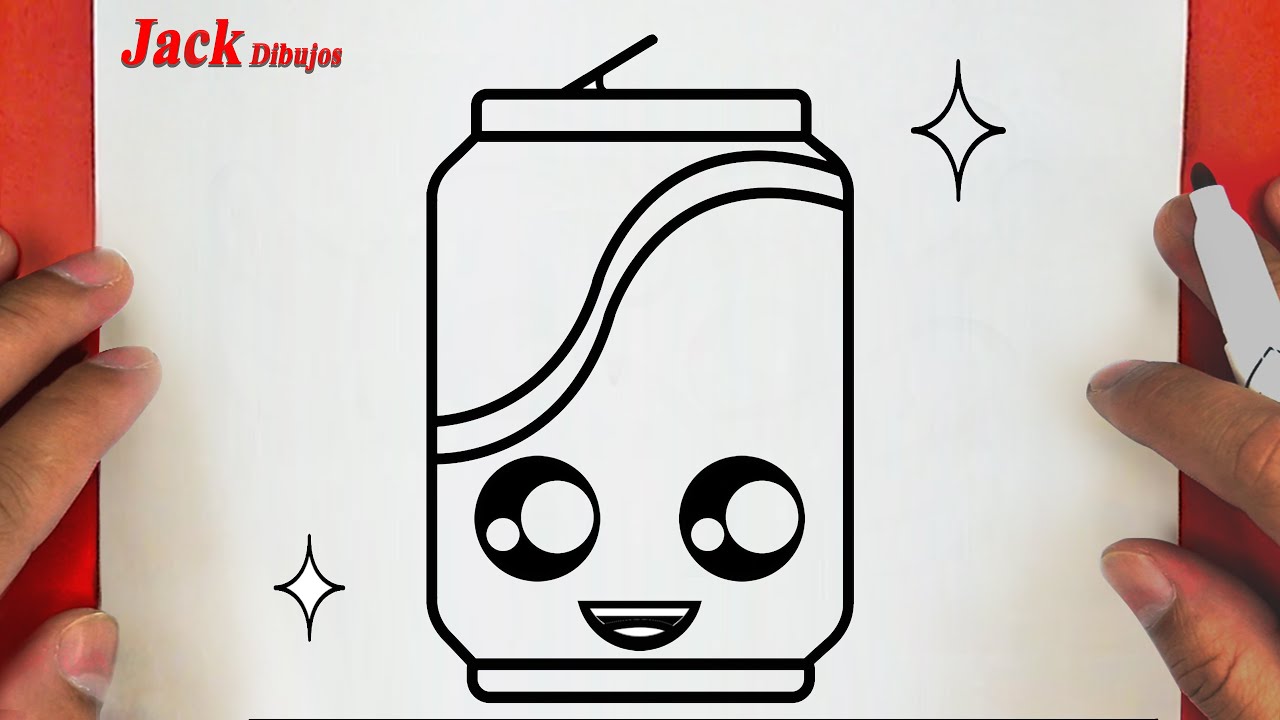 Como Dibujar Una Linda Coca Cola Jack Dibujos How To Draw A Cute Coca