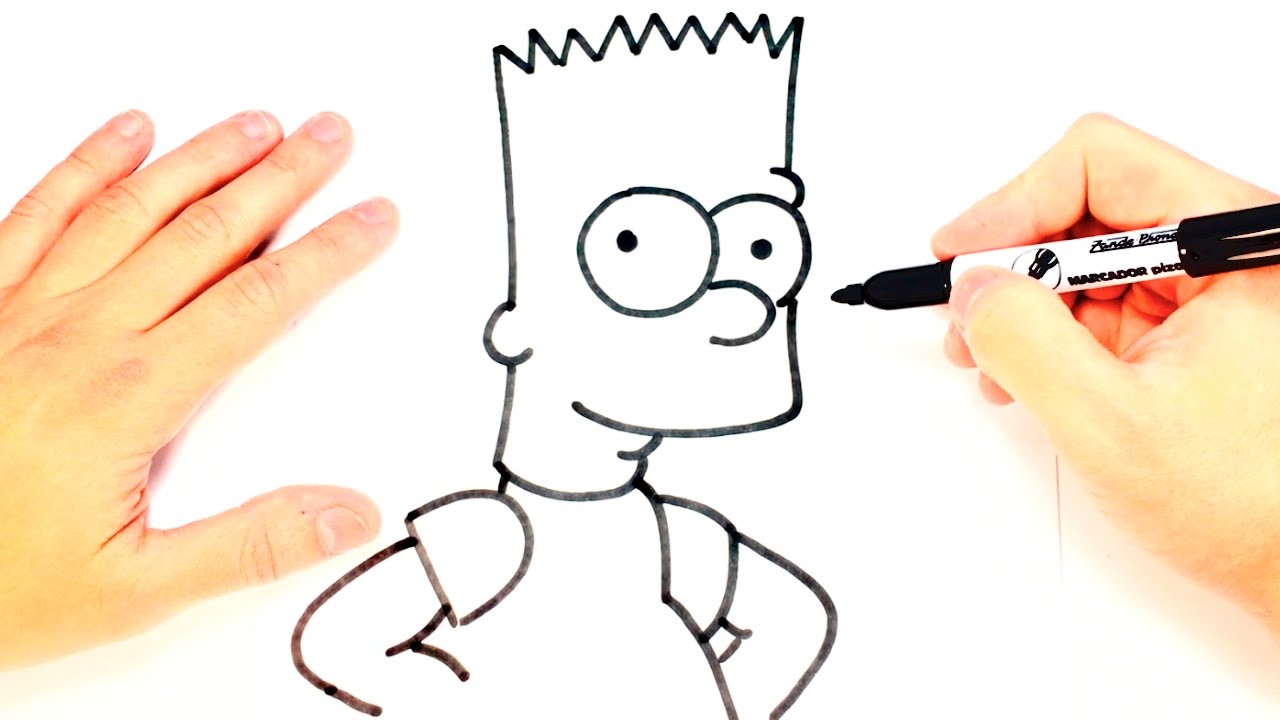 Comment Dessiner Bart Simpson Tutoriel De Dessin Facile De Bart Simpson