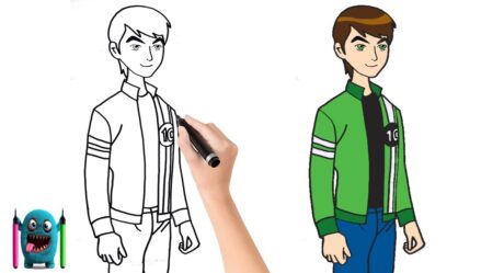 Ben 10 Çizimi How to Draw Alien Force