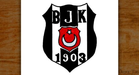 Beşiktaş Logo Çizimi – BJK Amblem Resmi Nasıl Çizilir (How to Draw FC Besiktas Logo)