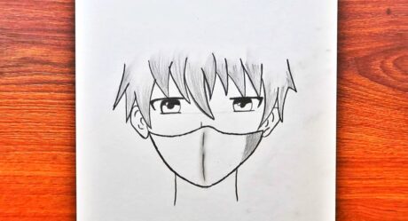 EASY ANİME BOY DRAWİNG / Kolay Yoldan Maskeli Anime Erkek Çizimi