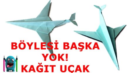 En Kolay Kağıttan Uçak (JET) Yapımı Origami. How to Make Paper Air Plane?