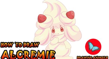 Cómo dibujar Pokémon Alcremie | Dibujar Animales