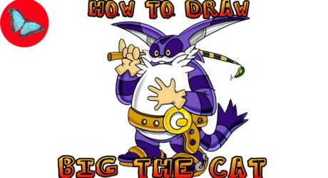 How To Draw Big The Cat – Sonic the Hedgehog | Drawing Animals