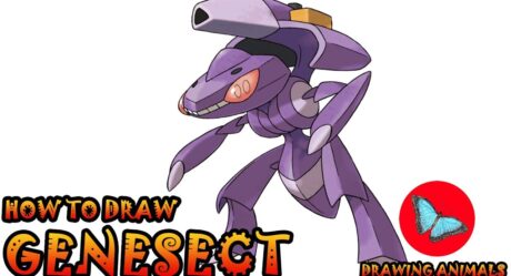 How To Draw Genesect Pokemon | Drawing Animals