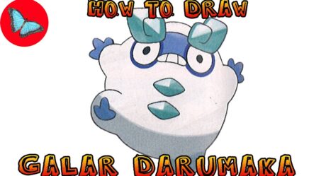 Comment dessiner des Pokémon – Galar Darumaka | Dessiner des animaux