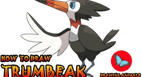 How To Draw Trumbeak Pokemon | Drawing Animals