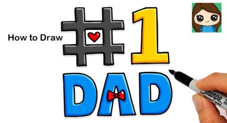 How to Draw #1 DAD | Father's Day Art