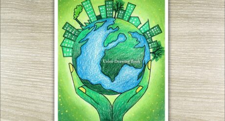 How to draw Save Environment save earth poster, environment day drawing easy