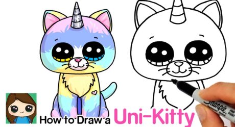Comment dessiner un licorne Kitty facile | Bonnet Boos