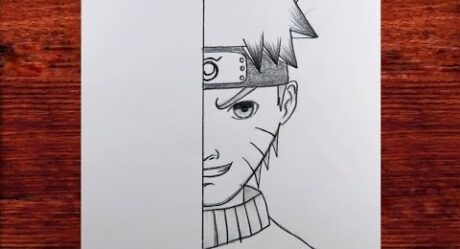 How to draw Naruto Tutorial Step by Step / Easy Anime Sketch / Kolay Anime Çizimi ( ma çizim )