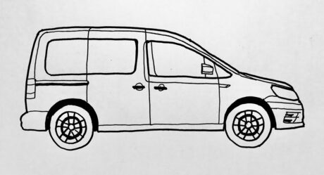 How to draw a car Volkswagen Caddy – Kolay Volkswagen Caddy Araba Çizimi