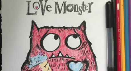 How to draw a love monster | a love monster drawing