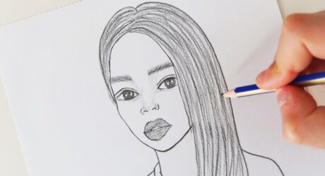 KOLAY GÜZEL KIZ ÇİZİMLERİ KARAKALEM / How to draw girl easy