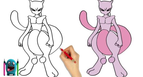 Mewtwo Çizimi | How to Draw Pokemon Mewtwo