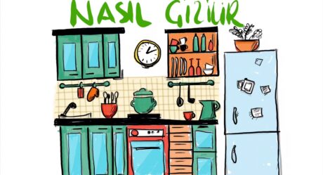 Mutfak Resmi Nasıl Çizilir || How to draw kitchen || kitchen drawing for beginners