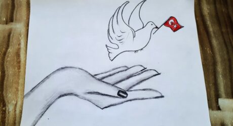 REPUBLIC DAY DRAWING /INDEPENDENCE DAY DRAWING / HAND SKETCH /CUMHURIYET BAYRAMI ÇİZİMİ / EL ÇİZİMİ