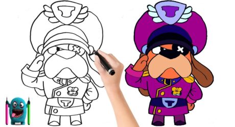 Ruffs Çizimi How to Draw Brawl Stars Colonel Ruffs