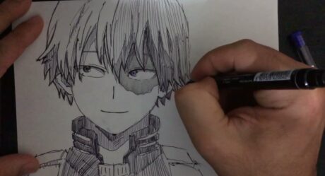 Shoto Todoroki Çizim | Shoto Todoroki Drawing step by step