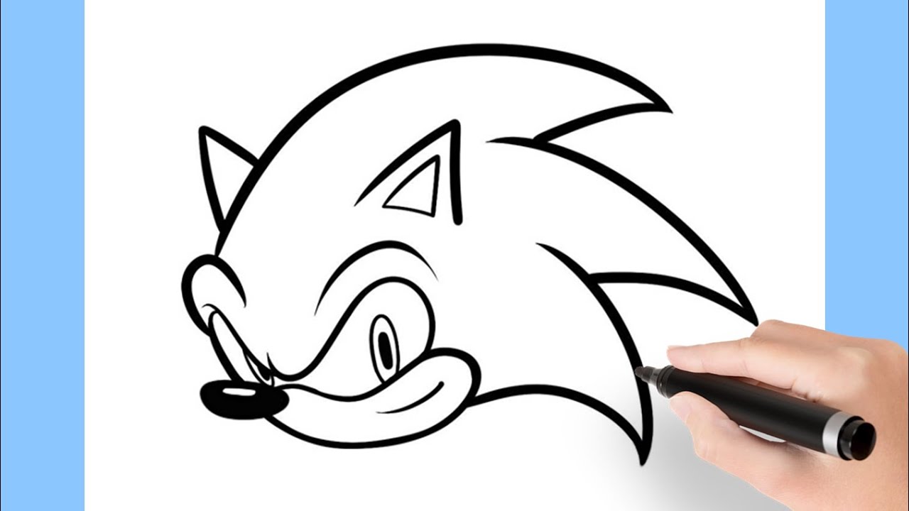 HOW TO DRAW SONIC