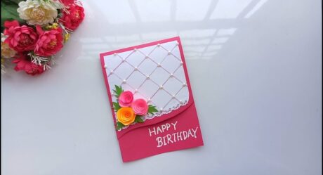 Beautiful Handmade Birthday card//Birthday card idea.