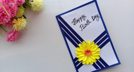 Beautiful Handmade Birthday card//Birthday card idea.