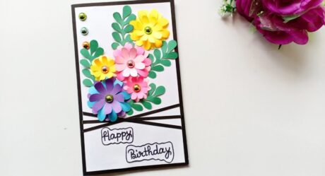 Beautiful Handmade Birthday card//Birthday card idea.