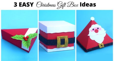 3 Easy Christmas Gift Box Ideas