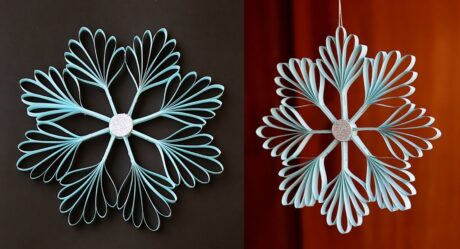 3D Paper Snowflake | How To Make Paper Snowflake for Christmas Decorations | Christmas Ornaments