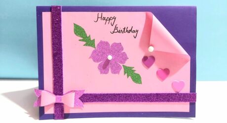 Beautiful and Easy Birthday Card DIY/ Very easy and simple hand made card