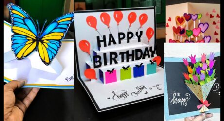 Birthday Card Ideas | Pop Up Birthday Card | Birthday Greeting card | Diy pop up flower card