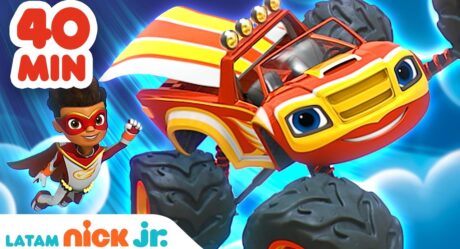 Blaze y los Monster Machines | 40 MINUTOS de las mejores misiones con Blaze y AJ | Nick Jr.