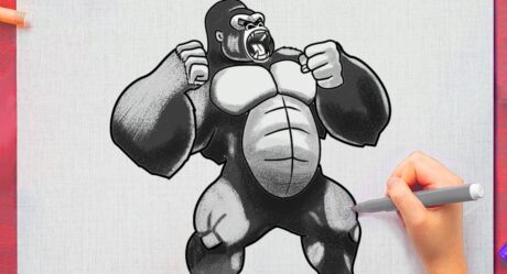 COMMENT DESSINER KING KONG FACILEMENT