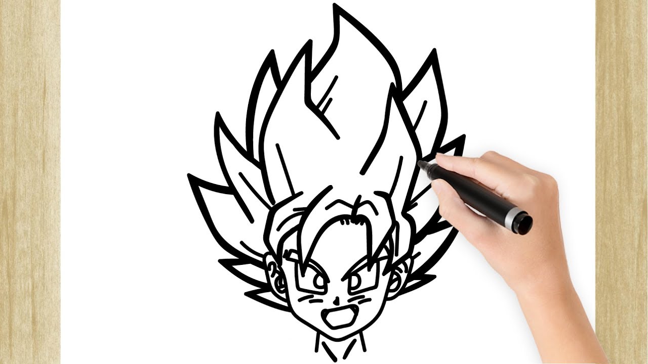 COMO DIBUJAR A GOTEN SSJ