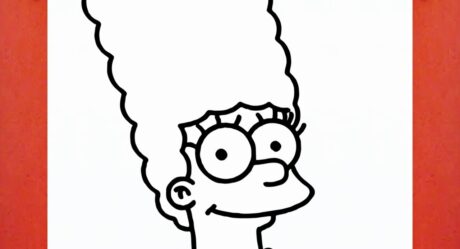 HOW TO DRAW MARGE SIMPSON FROM THE SIMPSONS
