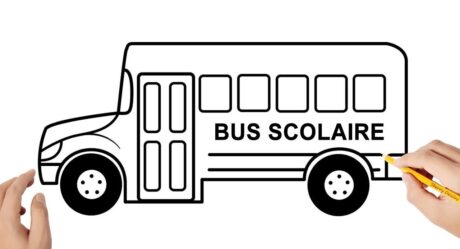 Comment dessiner un bus scolaire