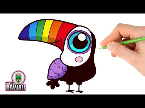 Comment dessiner un toucan facile