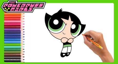 How to DRAW ACORN from the POWERPUFF GIRLS Step by Step EASY Drawings for KIDS