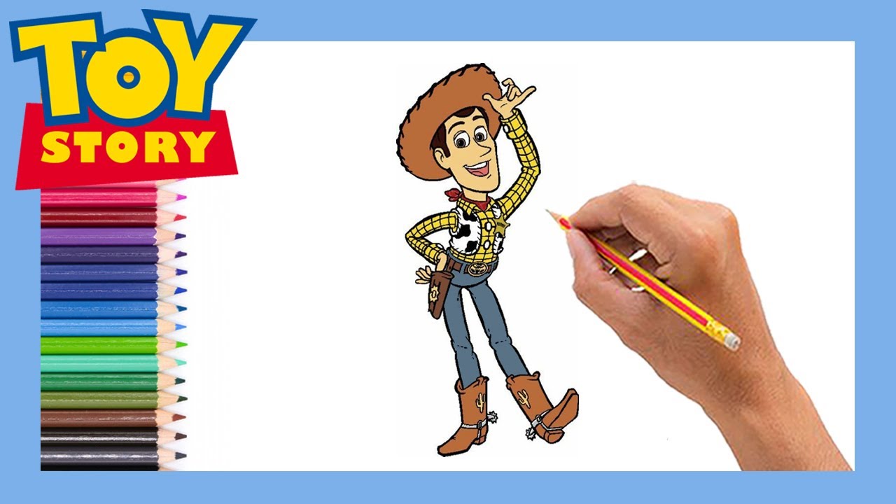 Como DIBUJAR a WOODY de TOY STORY FACIL Paso a Paso DIBUJOS Faciles ...