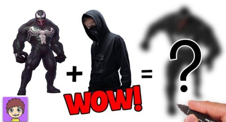 How to Draw Alan Walker + Venom Step by Step – Drawings to Draw