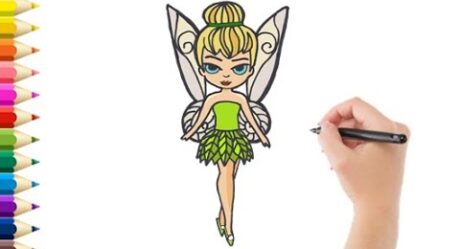 How to Draw Disney’s Tinkerbell / How to Draw Disney’s Tinkerbell