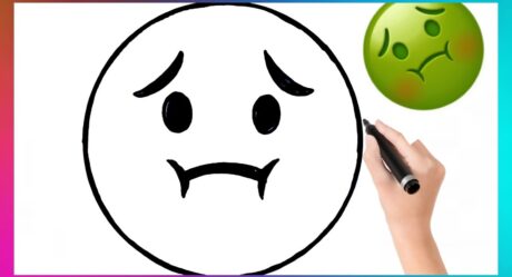 Como dibujar PASO A PASO al Emoji ENFERMO