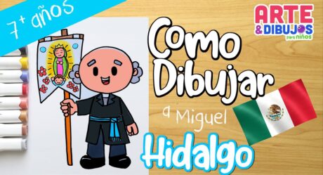 Como dibujar a Miguel Hidalgo | Independencia de México | Arte y Dibujos para Niños