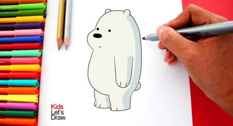 How to draw POLAR from "SCANDALOUS bears" | KidsLetsDraw