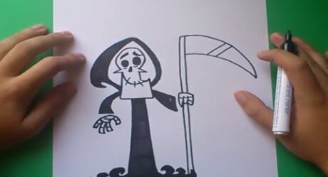How to draw Pure Bone step by step – The grim adventures of billy and mandy
