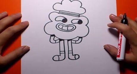 How to draw Tobias step by step – The amazing world of Gumball | How to draw Tobias