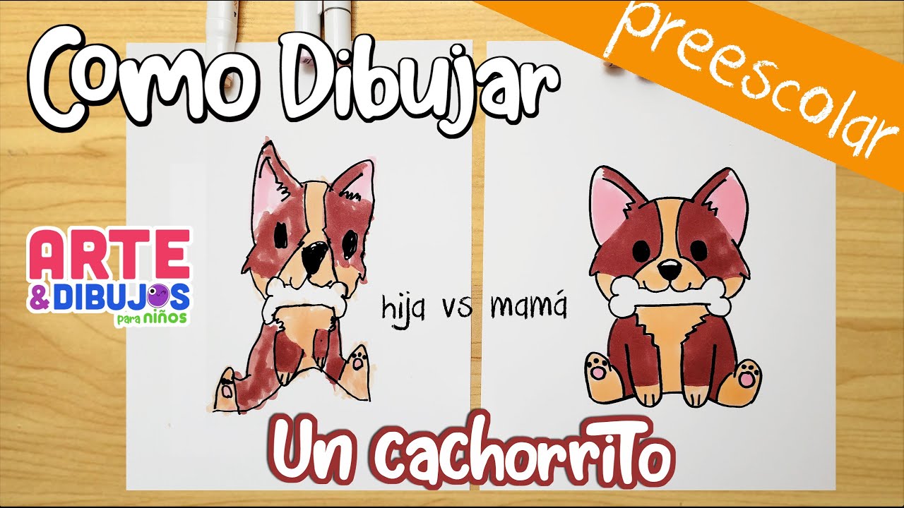 Como Dibujar Un Perro Facil Para Niños Paso A Paso 9417