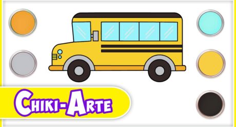 How to draw a school bus – Funny drawings | Chiki-Art Learn to Draw