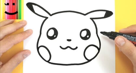 DESSIN EMOJI – COMMENT DESSINER PIKACHU EMOJI KAWAII – TUTO DESSIN