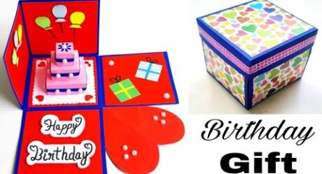 DIY-Birthday Gift ideas|Birthday card making|How to Make Birthday Explosion Box #birthday #giftbox